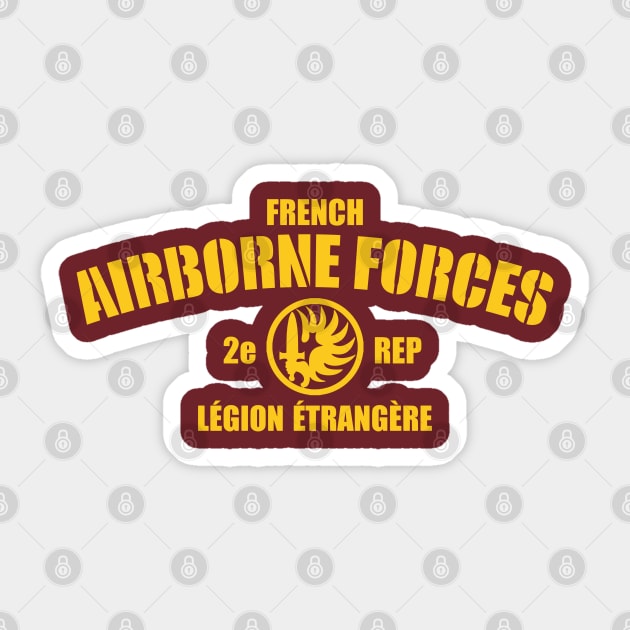 2 REP - French Airborne Forces Sticker by TCP